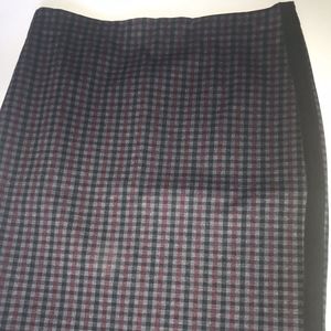 Max Studio Plaid Pencil Skirt